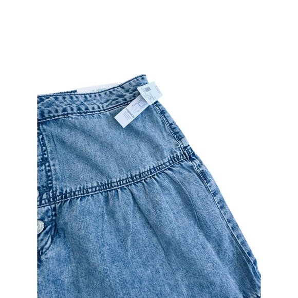 Maurices Denim Skirt Original Fit  Size10 High Rise Nonstretch Blue - Picture 5 of 9